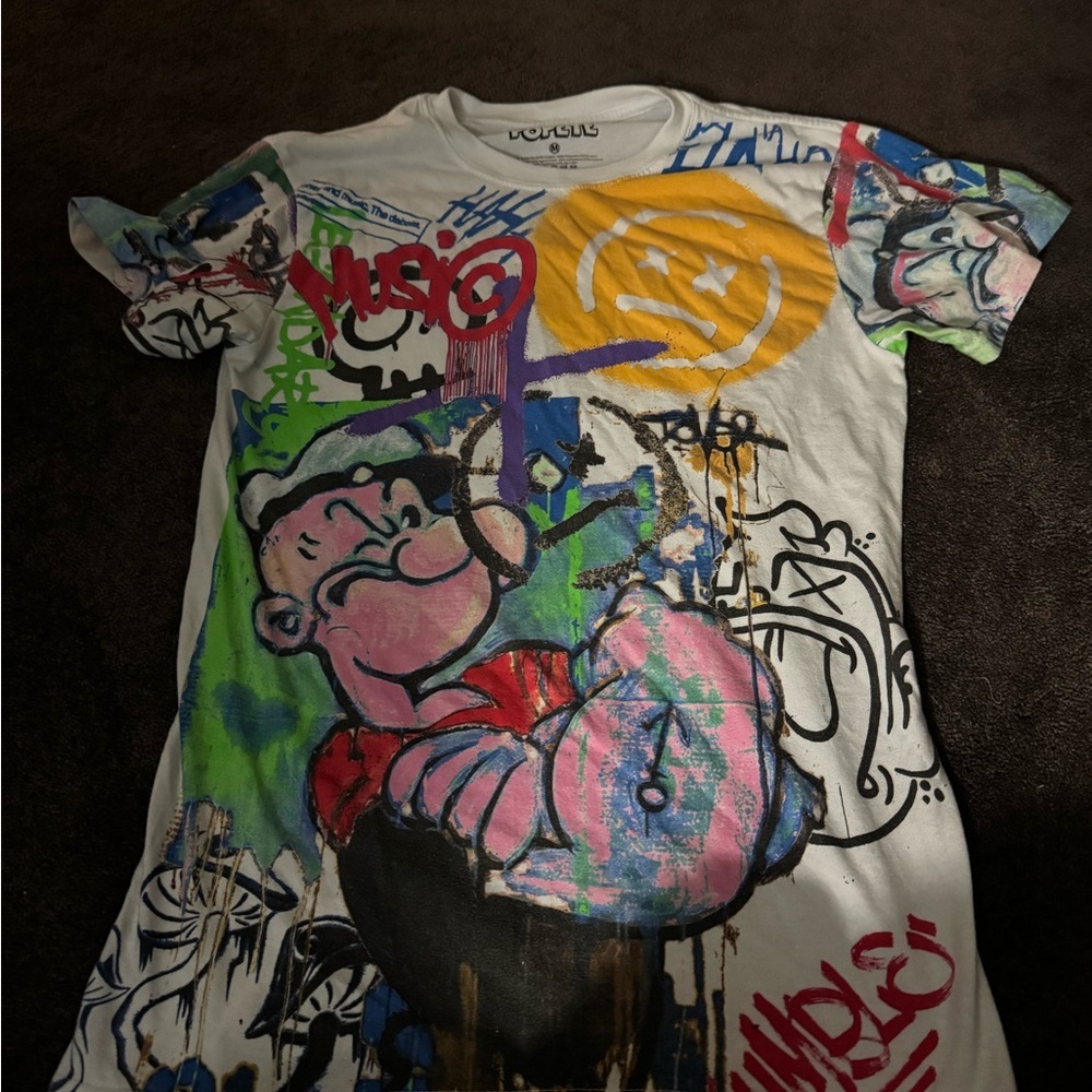 Colorful Popeye T-Shirt